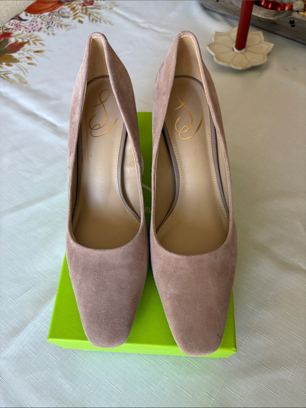Sam Edelman Cashmere Suede Pointed-Toe Pumps